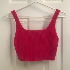 Babaton Knit Cropped Tank